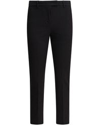 Max Mara - Stretch Cotton Blend Pants - Lyst