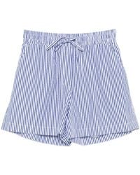 P.A.R.O.S.H. - Striped Cotton Shorts - Lyst