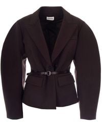 P.A.R.O.S.H. - Virgin Wool Elastane Jacket - Lyst