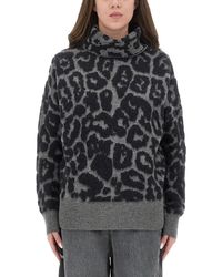 Stella McCartney - Wool And Alpaca "Leopard" Sweater - Lyst