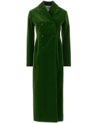 Alaïa - Alaia Tailored Coat Cotton Velvet - Lyst