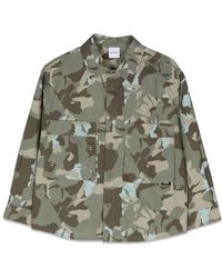 Aspesi - Camou Shirt Jacket - Lyst