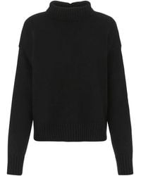 Jil Sander - Cashmere Blend Oversize Sweater - Lyst