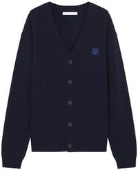 Maison Kitsuné - Maison Kitsuné Ribbed Cardigan - Lyst