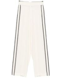 Fabiana Filippi - Silk Blend Trousers - Lyst