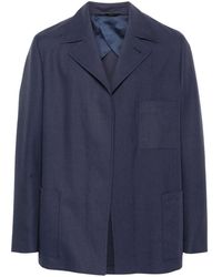 Fendi - Single-Breasted Virgin Wool Jacket - Lyst