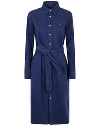 Polo Ralph Lauren - N Cory Long Sleeve Day Dress - Lyst