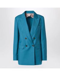 Max Mara - Wool-Blend Double-Breasted Jacket - Lyst