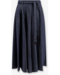 Max Mara - Amanda Denim Skirt - Lyst
