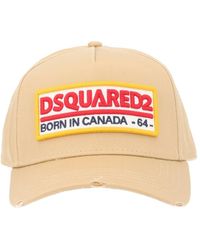 DSquared² - Baseball Hat With Logo Patch - Lyst