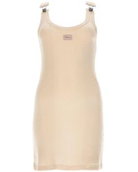 Jean Paul Gaultier - Logo Scoop Neck Mini Dress - Lyst