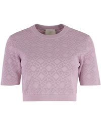 Givenchy - Jacquard Knit Top - Lyst