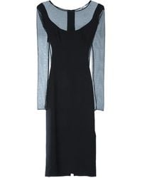 Elisabetta Franchi - Abito Longuette Tulle - Lyst