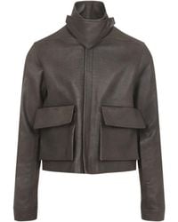 Rick Owens - Tower Alice Leather Jacket - Lyst
