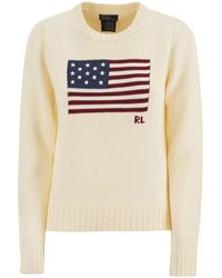 Polo Ralph Lauren - Cotton Jersey With Flag - Lyst