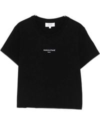 Maison Kitsuné - Maison Kitsuné Logo Cotton T-Shirt - Lyst
