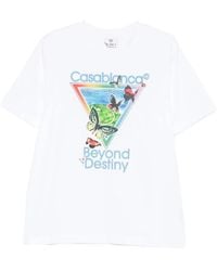 CASABLANCA - Tennis Club Beyond Destiny Graphic T-Shirt - Lyst