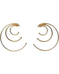 Panconesi - Pierced Solar Hoops Earrings Large - Lyst