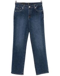 Seven7 - Calie Straight Denim Jeans - Lyst