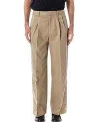 DUNST - Double Pleated Wide Chinos - Lyst