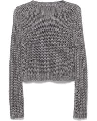 forte_forte - Silk Cashmere Mohair Sweater - Lyst
