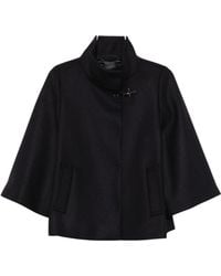 Fay - Toggle-Fastening Funnel-Neck Cape - Lyst