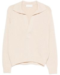 Victoria Beckham - Polo Collar Jumper - Lyst
