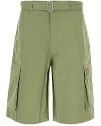 Maison Kitsuné - Maison Kitsuné Cotton Bermuda Shorts - Lyst