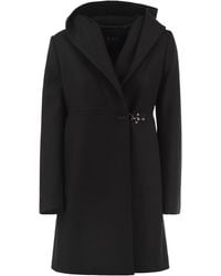 Fay - Hooded Virgin Wool And Cashmere-Blend Coat - Lyst