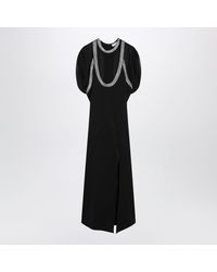 The Attico - Viscoseblend Dress With Rhinestones - Lyst