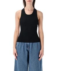 Sessun - Sessùn Lygia Rib-Knit Fitted Top - Lyst