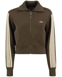 Autry - Track Jacket With Zip And Contrast Stripes - Lyst