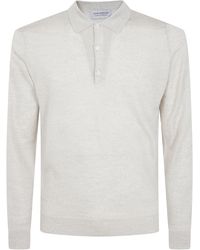 John Smedley - "Belper" Long Sleeves Shirt - Lyst