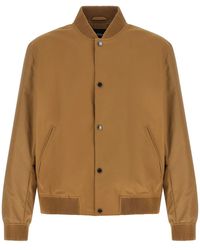 BOSS - Monogram Sleeve Bomber Jacket - Lyst