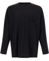 Y-3 - Oversized Gradient Stripes' T-Shirt - Lyst