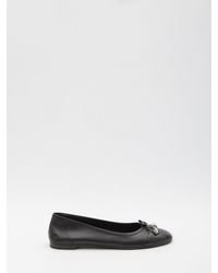 Balenciaga 'Anatomic' Ballet Flats in Black | Lyst