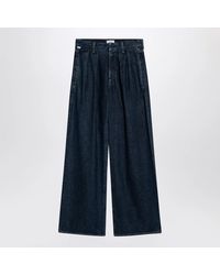 Citizens of Humanity - Dark Wide Jeans With Pleats - Lyst
