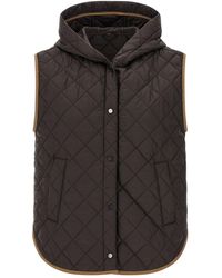 Brunello Cucinelli - Quilted Nylon Down Vest - Lyst