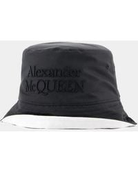 McQueen - Low Rever Bucket Hat - Lyst