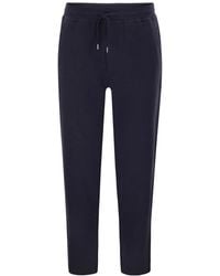 Brunello Cucinelli - Techno Cotton Fleece Trousers - Lyst