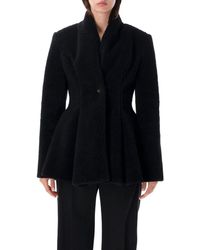 Stella McCartney - Waisted Plush Coat - Lyst