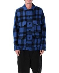 Junya Watanabe - Wool Checked Work Jacket - Lyst