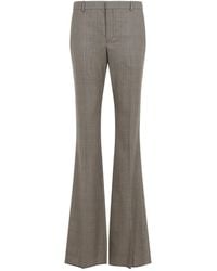 Saint Laurent - Prince Of Wales Trousers - Lyst