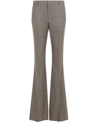 Saint Laurent - Prince Of Wales Trousers - Lyst