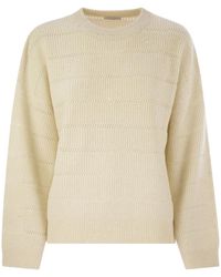 Brunello Cucinelli - Cashmere And Wool Crew-Neck Sweater - Lyst