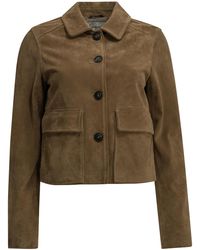 Semler - Cow Leather Polyester Suede Jacket - Lyst