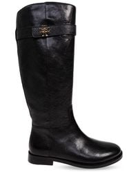 Tory Burch - T Lock Riding Boots - Lyst