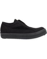 Rick Owens - Cotton Calf Leather Sneaker - Lyst