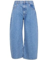 The Attico - Barril Leg Jeans - Lyst