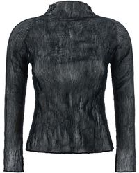 Issey Miyake - 'Chiffon Twist 1' Sweater - Lyst